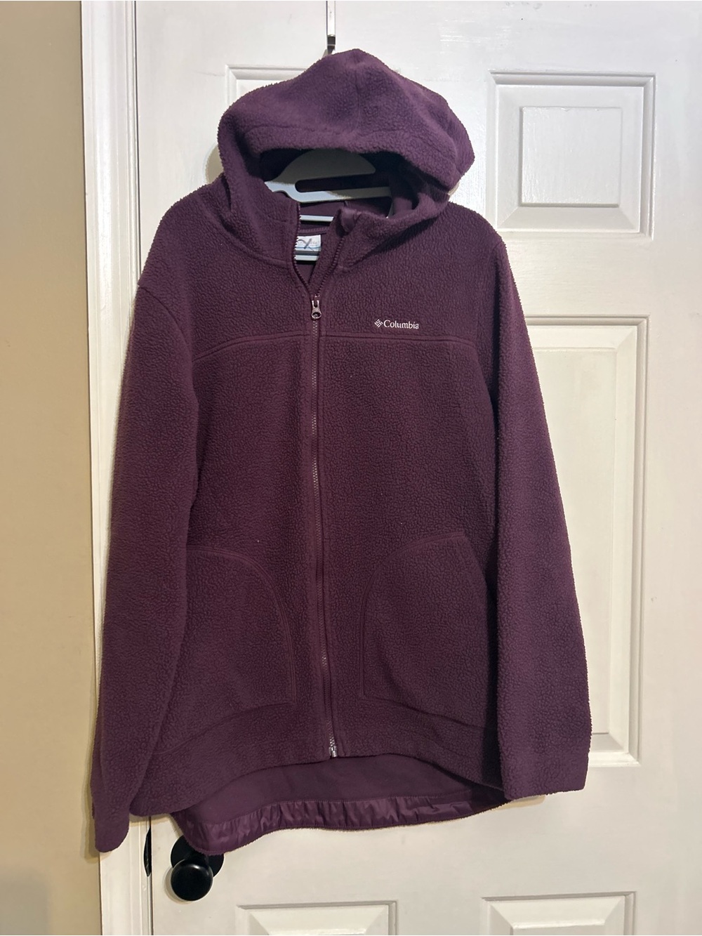 Columbia Fleece Full Zip Hoodie Jacket Womens XL